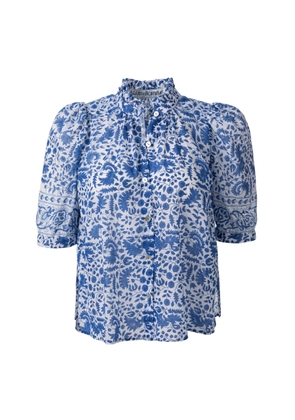 Alix of Bohemia Winnie Peri Cotton Shirt - Moda Operandi
