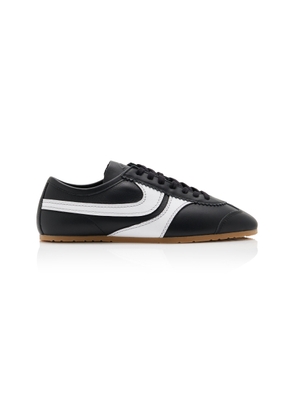 Dries Van Noten Leather Sneakers - Moda Operandi
