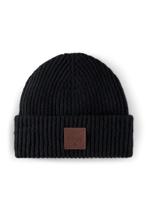 Mulberry Women's Solid Wool Beanie Black