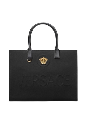 Versace La Medusa Large Canvas Tote