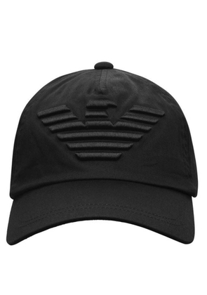 Emporio Armani Signature Eagle Cotton Baseball Cap