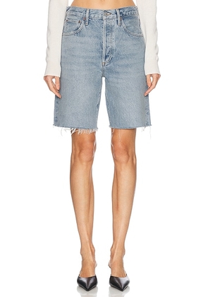 AGOLDE 90's Short in Force - Blue. Size 23 (also in 24, 25, 26, 27, 28, 29, 30, 31, 32, 33, 34).