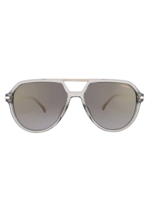 Carrera Grey Shaded Gold Pilot Mens Sunglasses CARRERA 315/S 0KB7/FQ 58