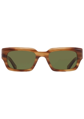 Mr. Leight MAVERICK S Semi-Flat Boxwood Rectangular Sunglasses ML2037 MACA-ATG/SFBOXGRN 51