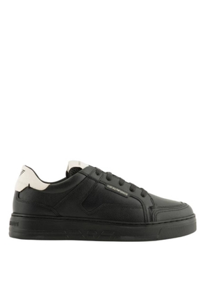 Emporio Armani Hammered-Leather Sneakers, Brand Size 10 ( US Size 11 )