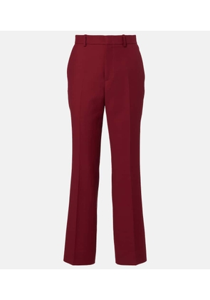 Gucci Silk and wool straight pants