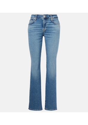 7 For All Mankind Calie mid-rise straight jeans