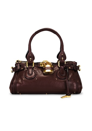 Chloe Paddington Tote Bag in Crafty Brown - Chocolate. Size all.