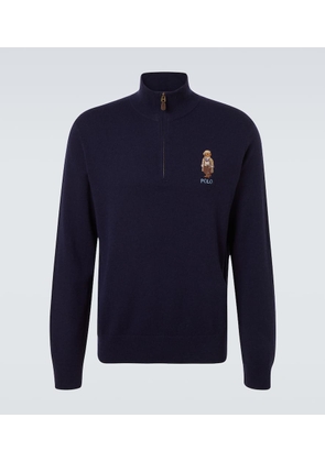 Polo Ralph Lauren Polo Bear wool half-zip sweater