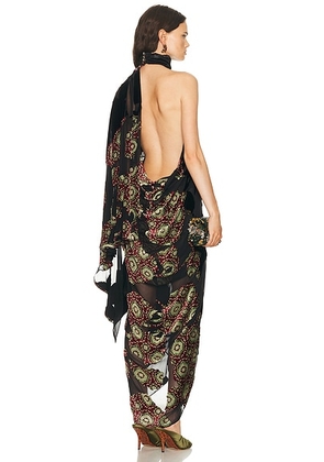 Dries Van Noten Dingo Dress in Black - Black. Size 34 (also in ).