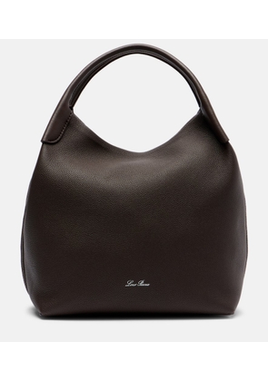 Loro Piana Bale Large leather bucket bag