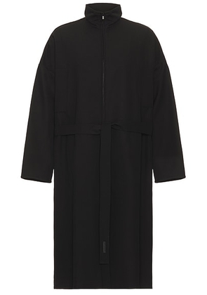 Fear of God High Twist Wool High Neck Trench in Black - Black. Size 52 (also in ).