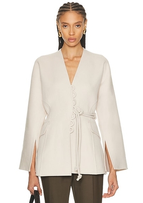 By Malene Birger Lalou Jacket in Cream - Cream. Size 36 (also in 38, 40, 42).