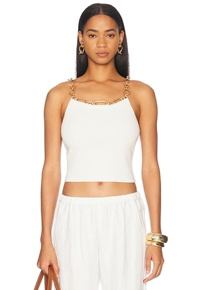 Cult Gaia Kassandra Knit Top in Off White - Ivory. Size S (also in XS).