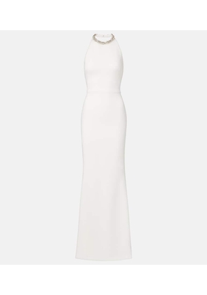 Givenchy Crystal-embellished open-back gown