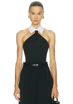 Fleur du mal Hannah Bodysuit in Black - Black. Size XS (also in ).