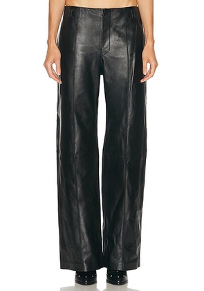 Isabel Marant Ciara Straight Leg Pant in Black - Black. Size 38 (also in ).