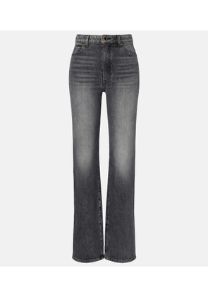 Khaite Danielle high-rise straight jeans