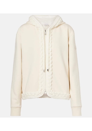 Moncler Cotton-blend zip-up cardigan