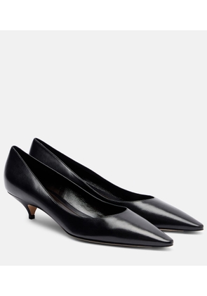 The Row Liisa leather pumps