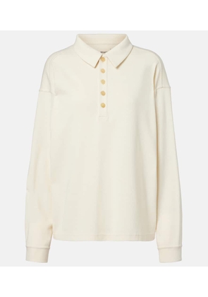 Khaite Faithful silk jersey polo sweater