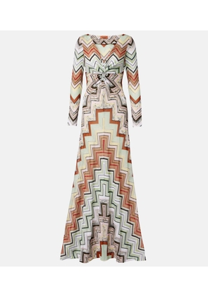 Missoni Chevron maxi dress