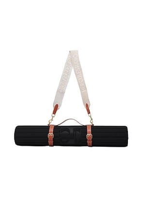 HERCULE STUDIO Soca Mat Carrying Strap in Camel & Beige - Brown. Size all.