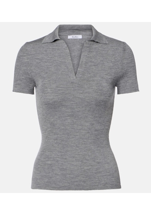 Max Mara Albero virgin wool polo shirt