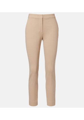Max Mara Pegno jersey cropped slim pants