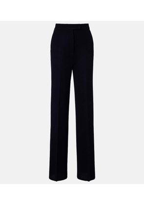 Max Mara Attinia virgin wool pique wide-leg pants
