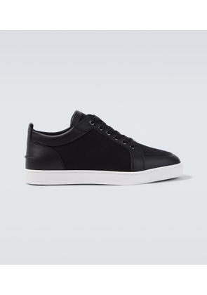 Christian Louboutin Rantulow leather-trimmed twill sneakers