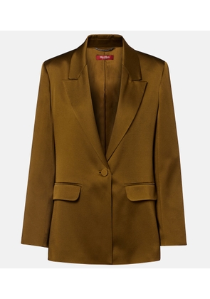 Max Mara Crepe satin blazer