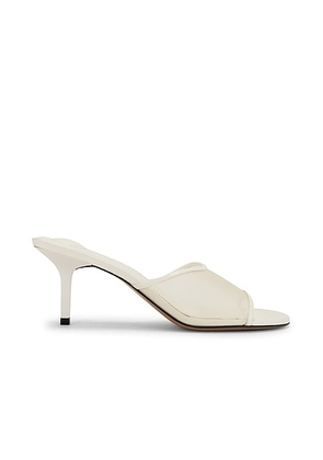 JACQUEMUS Les Mules Cubisto in White - White. Size 36 (also in 37, 38, 39, 41).