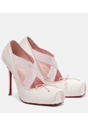 Christian Louboutin Cassia satin pumps