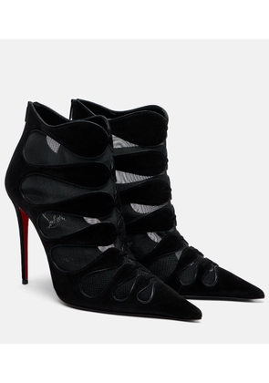 Christian Louboutin Circus Max 100 suede ankle boots