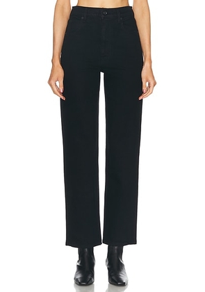 SLVRLAKE London Straight Leg in Jet Black - Black. Size 24 (also in 28).