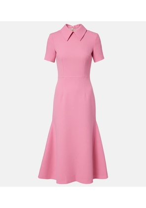 Emilia Wickstead Eman wool crepe midi dress