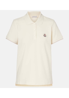 Moncler Logo cotton pique polo shirt
