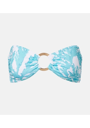 Alexandra Miro Carlotta printed bandeau bikini top