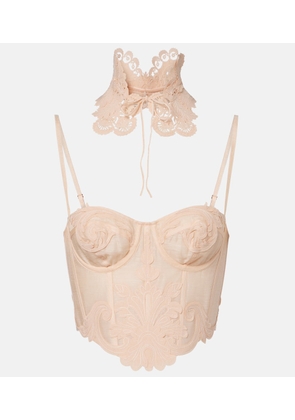 Zimmermann Rebellion Filigree bustier and choker set