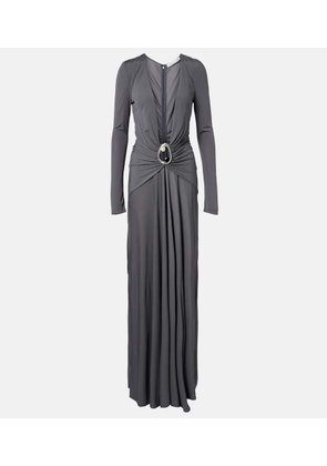 Christopher Esber Orica embellished jersey maxi dress