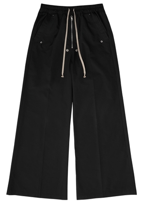 Rick Owens X Moncler Belas Wide-leg Cotton-blend Trousers - Black - M