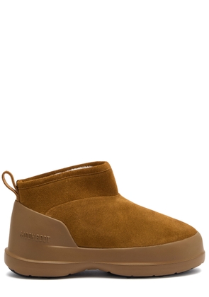 Moon Boot Luna Low-suede Ankle Boots Tan/brown UK5 - 38 (IT38/ UK5)