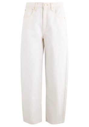 Frame Low Slung Barrel-leg Jeans - White - 27 (W27 / UK8-10 / S)