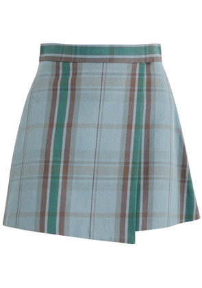 Vivienne Westwood Tartan-print Cotton-blend Mini Wrap Skirt - Multicoloured - 44 (UK12 / M)