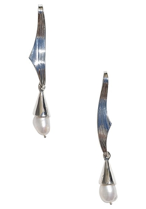 Leigh Miller Albarino Earrings in Sterling Silver - Metallic Silver. Size all.