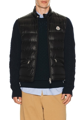 Moncler Gui Vest in Black - Black. Size 5 (also in ).