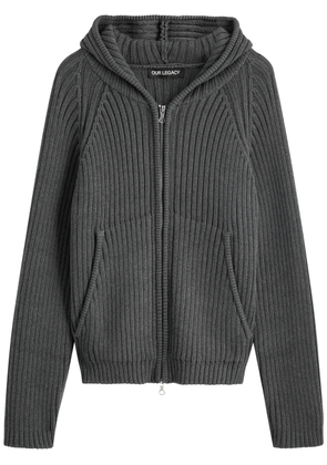 Our Legacy Level Hooded Cotton-knit Jumper - Grey - 50 (IT50 / L)