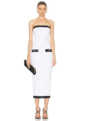 Retrofete Jenn Dress in White & Black - White. Size XS (also in ).