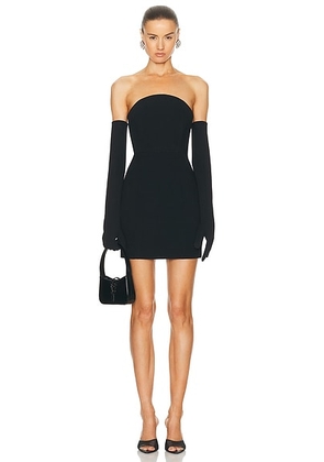 SANS FAFF Half Moon Mini Glove Dress in Black - Black. Size L (also in XS).